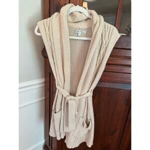 Beth Bowley knit anthropology beige sweater size small